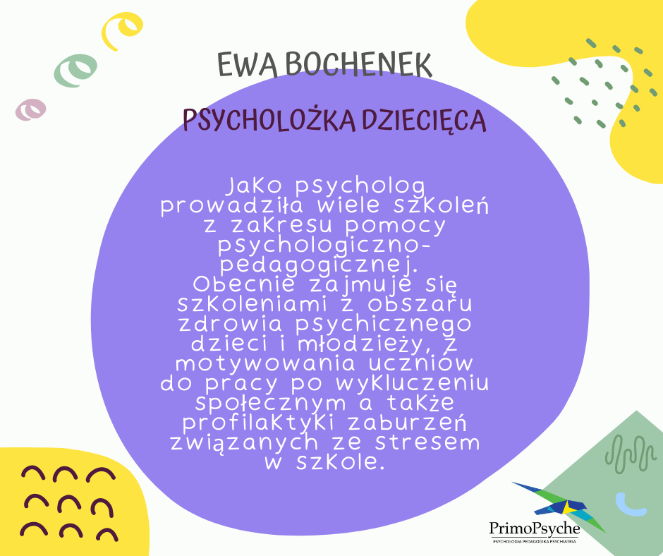 Sylwetka Ewy Bochenek - prowadzącej webinar